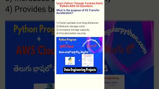 AWS S3 Explained in Under a Minute 📦  Boost Your Cloud Knowledge 🚀httpsregularpythoncom [upl. by Enelam]