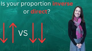 How to tell if a proportion or relationship is direct or inverse [upl. by Alliehs]