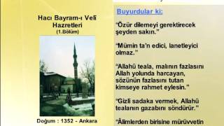 HACI BAYRAMI VELİ HAZRETLERİ 1 YOLUMUZU AYDINLATANLAR [upl. by Damal]