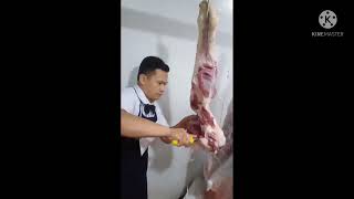 deboning beef carcass fore quarter amp hind quarter [upl. by Garrity]