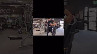 Mateus cable back exercises PUMPSEEKERS australiancomedy breakfast aussiecomedy weightlifting [upl. by Bernstein]