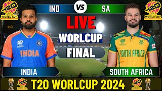 India vs South Africa live T20 World Cup Final  IND vs SA Live Match Today [upl. by Dempsey]