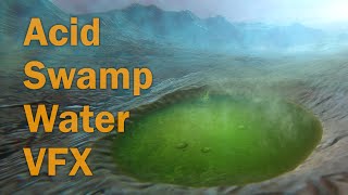 Acid Swamp Water VFX for the Unity game engine [upl. by Coulombe]