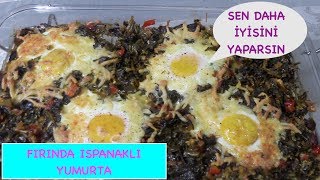 Fırında Ispanaklı Yumurta TarifiFırında Ispanaklı Yumurta Nasıl Yapılır [upl. by Notse850]