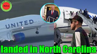 Travis Kelce amp teammates plane lands in North Carolina before Chiefs vs Carolina Panthers [upl. by Harden]