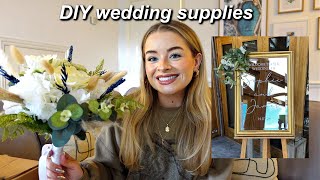 All the DIY things we did for our wedding Decorations flowers cake stationary confetti etc [upl. by Nileek]