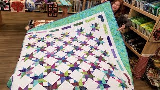 Lets Make a Stardust Quilt Only Takes 2 Different Blocks [upl. by Kelly]