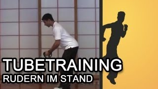 Rudern im Stand ist eine Top Rückenübung  Tubetraining [upl. by Williams]