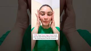 Firm your Face in just 15 SECONDS with these Face Yoga Exercises [upl. by Vanhomrigh463]