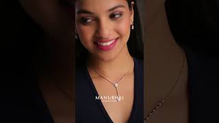 Minimalistic 14KT Diamond Lariat Necklace Set with Danglers for Special Ocassion [upl. by Eeraj]