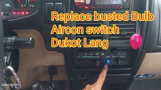 isuzu crosswing ac switch repair [upl. by Neelsaj518]