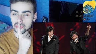 Ermal Meta amp Fabrizio Moro  Non Mi Avete Fatto Niente  Italy Eurovision 2018 Reaction [upl. by Hennebery]