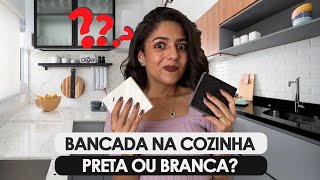 BANCADA DE GRANITO PRETO OU BANCADA DE GRANITO BRANCO NA COZINHA COMBINAÇÕES IDEAIS PRA SE INSPIRAR [upl. by Dadirac381]