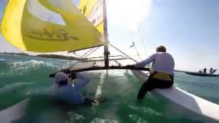 Hobie 16 Racing Thrills Chills amp Spills [upl. by Neri381]