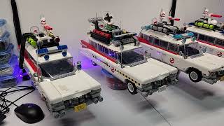 Lego Ecto1 GB1 GB2 Afterlife amp Frozen Empire All Together for the First Time [upl. by Mishaan]