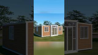 Doublewing folding container house [upl. by Essile]