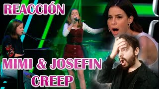 MIMI amp JOSEFIN  CREEP THE VOICE KIDS 2019 REACCIÓN [upl. by Alfons197]