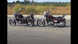 Honda V65 Magna and Suzuki GV 1200 Madura [upl. by Trevor]