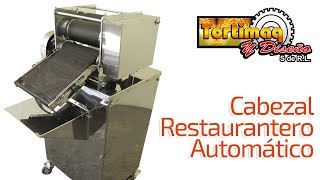 Cabezal restaurantero automático para tortilla de diferentes tamaños  tortimaqcommx [upl. by Ahseirej117]