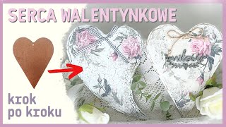 Serca decoupage na Walentynki i inne sercowe okazje TUTORIAL No 953 [upl. by Anniken]