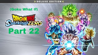 DRAGON BALL Sparking ZERO  Deluxe Edition Playstation 5 Walkthrough Part 22 Goku What If [upl. by Kerrie]