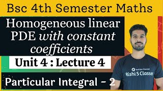 Particular integral of homogeneous linear partial differential equations with constant coefficients [upl. by Zetnod647]