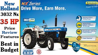 New Holland 3032 Nx 35 HP  On road Price Review amp Specification  By Kisan Khabri [upl. by Shaper]