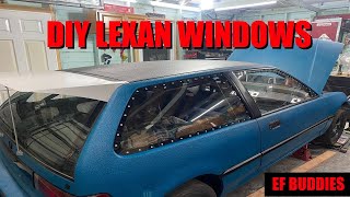 DIY Lexan Windows in Your Honda Racecar [upl. by Akem900]