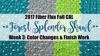 2017 Fiber Flux Fall CAL Week 3 Color Changes amp Finish Work [upl. by Ferneau902]