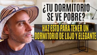 15 TRUCOS PARA TENER UN DORMITORIO DE LUJO Y ELEGANTE  SENCILLO Y RÁPIDO [upl. by Laks]