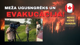 Piedzīvojām meža ugunsgrēku un nokļuvām televīzijā [upl. by Ylus]