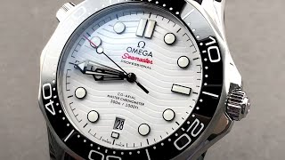 Omega Seamaster Diver 300M 21032422004001 Omega Watch Review [upl. by Lebanna]