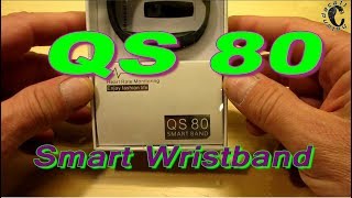 QS80 Smart Wristband Blood Pressure [upl. by Iand]