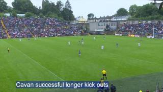 Ulster Championship 2016 Cavan v Tyrone  Kick Out Compilation [upl. by Dorman]