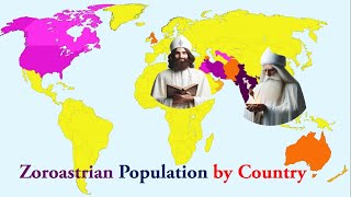 Zoroastrian Population by Country [upl. by Fridlund]