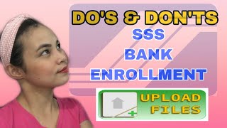 HOW TO ENROLL BANK ACCOUNT IN SSS BENEFITSLOANS  NEW POLICY [upl. by Lara]