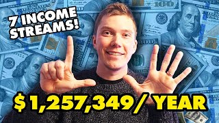 The 7 Streams Of Income That Got Me To 7 Figures [upl. by Wynny]