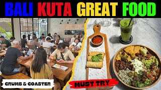 Bali Kuta Food Review Vlog Places To Eat Good Food Guide Bali [upl. by Heaps]