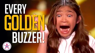 ALL Golden Buzzers on AGT Champions EVER [upl. by Ness]