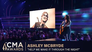 Ashley McBryde tribute to Kris Kristofferson – “Help Me Make It Through The Night”  CMA Awards 2024 [upl. by Hoisch]