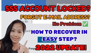 Paano marecover ang SSS Account sssLockedaccount2022 SSSaccountReset PaanoPh63 [upl. by Sinegra]