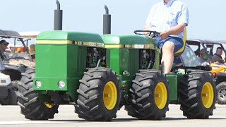 Different Tandem Tractors at Half Century of Progress 2023  Special Built [upl. by Samira]