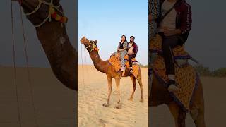 Watch Jaisalmer Vlog on Neelamkukreja 😍 Part 02  Camel Ride  dushyantkukreja shorts [upl. by Eicarg214]