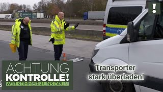 quotDer kann so nicht weiterfahrenquot ⛔ Transporter wiegt 4420kg  Achtung Kontrolle [upl. by Nitsruk125]