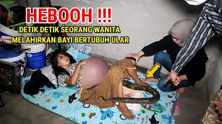 🔴 VIRAL  WANITA MELAHIRKAN BAYI BERTUBUH ULAR HEBOOHKAN WARGA KAMPUNG [upl. by Iman]