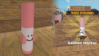 How to find Salmon Marker in Find The Markers Roblox [upl. by Enaitsirhc407]