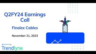 Finolex Cables Earnings Call for Q2FY24 [upl. by Pete28]