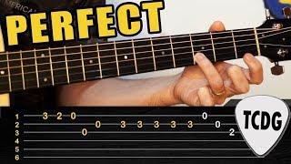 Melodía FÁCIL en Guitarra Acústica Perfect  Ed Sheeran  TABS TCDG [upl. by Trever]