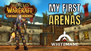 The FIRST DAY of ARENAS as RET PALADIN on Whitemane Maelstrom Cataclysm [upl. by Jarvis]