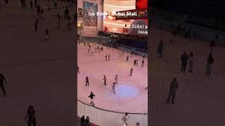 Ice Rink In Dubai Mall Burj Khalifa icerink skating snow dxb dubailife dubaimall burjkhalifa [upl. by Rehotsirk]